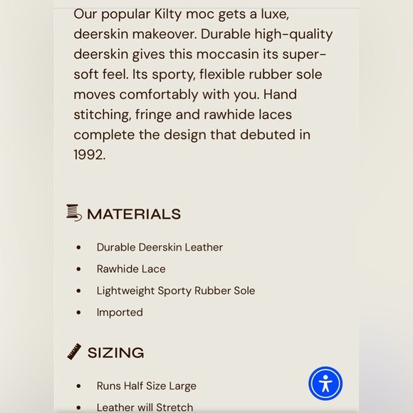 🦌 NWOT Minnetonka Deerskin Kilty Black Leather Moccasins - Picture 11 of 11